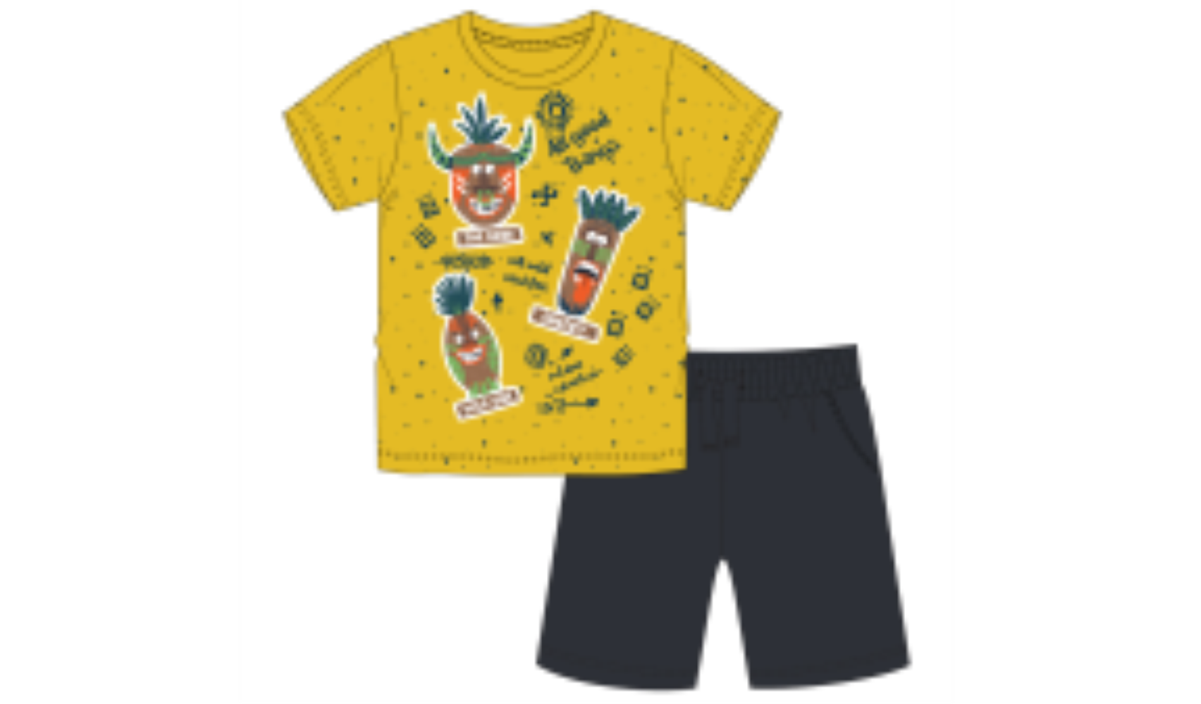 Комплект мал Cherubino (футболка, шорты) (АРТ. CSKB 90101)