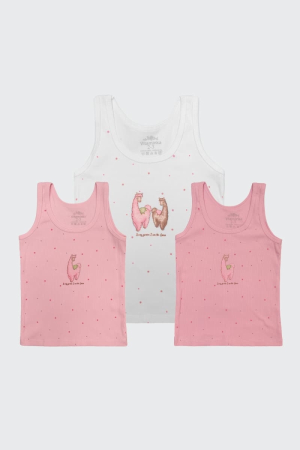 Майка дев (уп-ка 3 шт)  (АРТ. 1715)