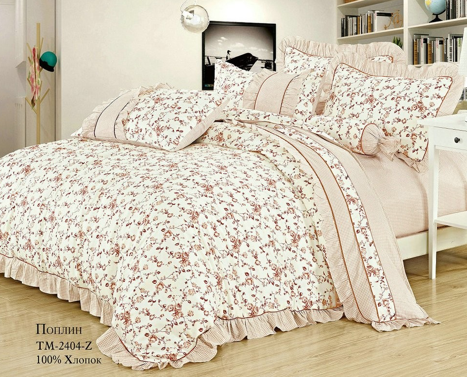 КПБ 1,5 сп  поплин  (АРТ. П-041)