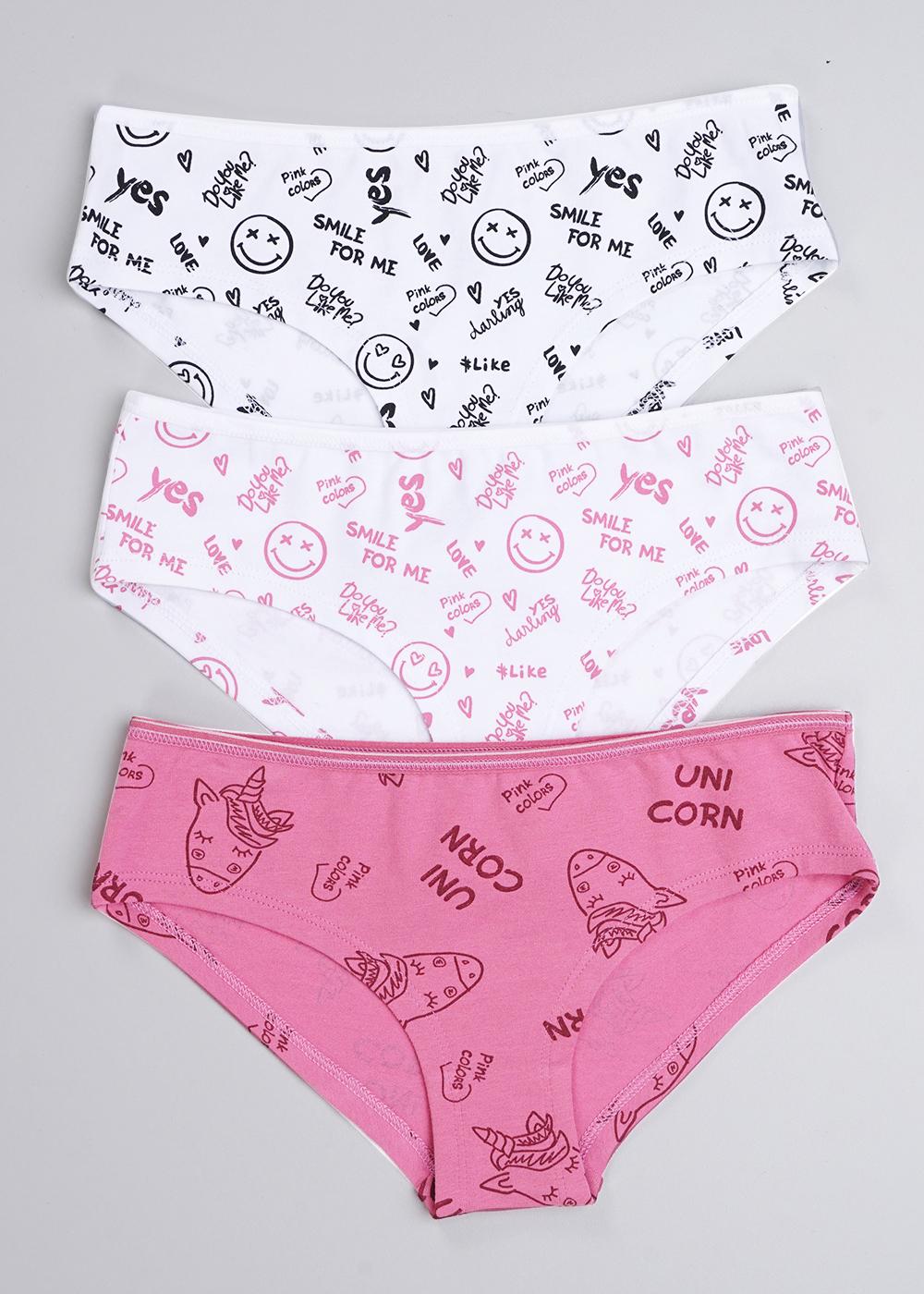 Трусы дев (упак-3 шт) (АРТ. GSH5581)