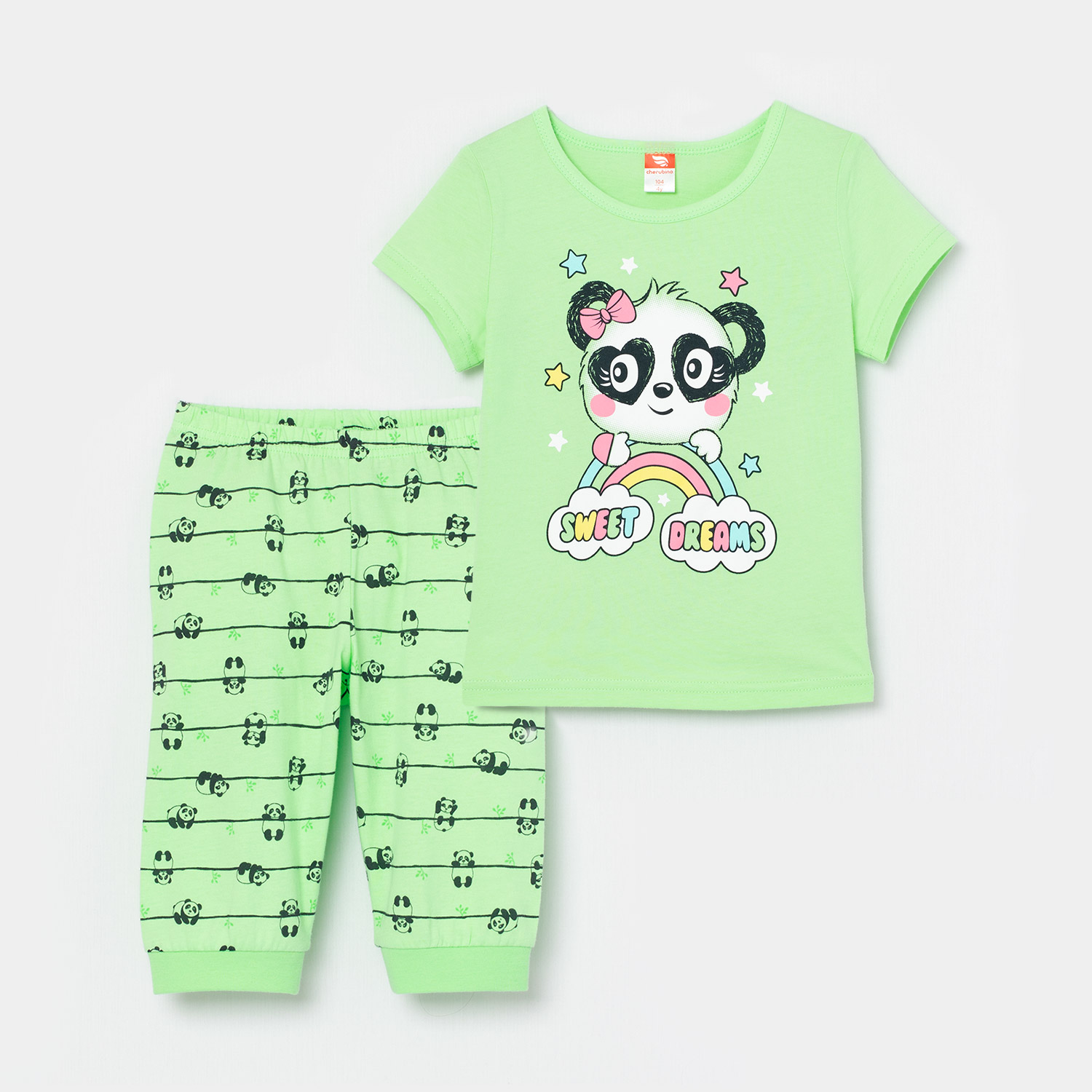 Комплект дев (футболка, бриджи) (АРТ. CSKG 50009)