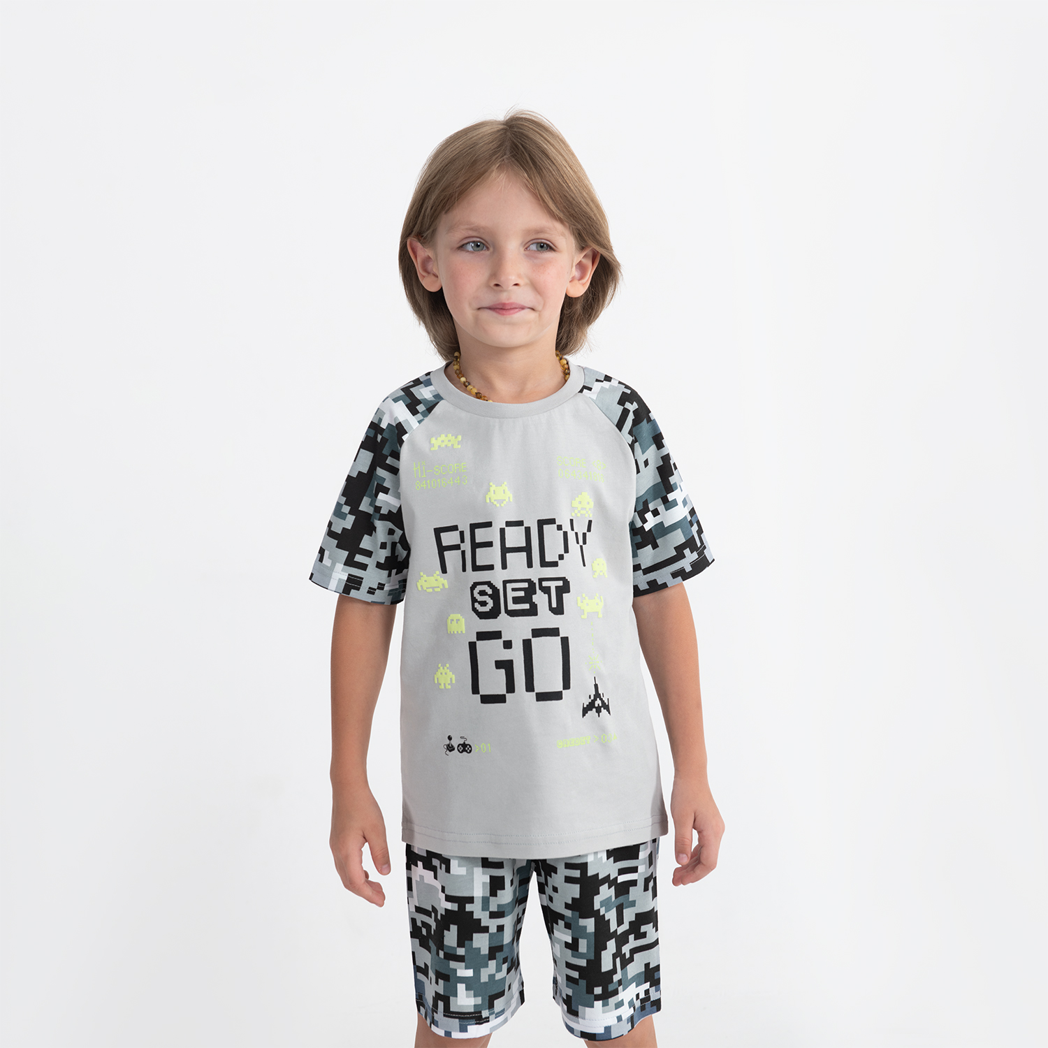 Комплект для мальчика (футболка, шорты) (АРТ. CSKB 50017)