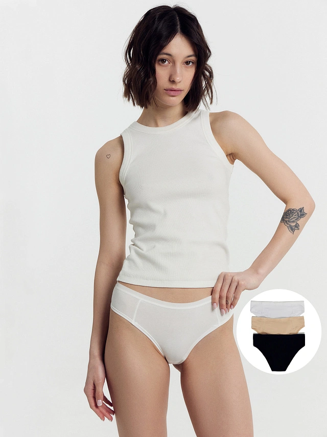 Трусы жен (уп 3шт) (АРТ. 412246Н-3)