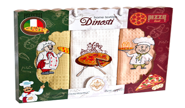 Набор салфеток тройка - Пицца Дино-Текс (АРТ. Т-36)
