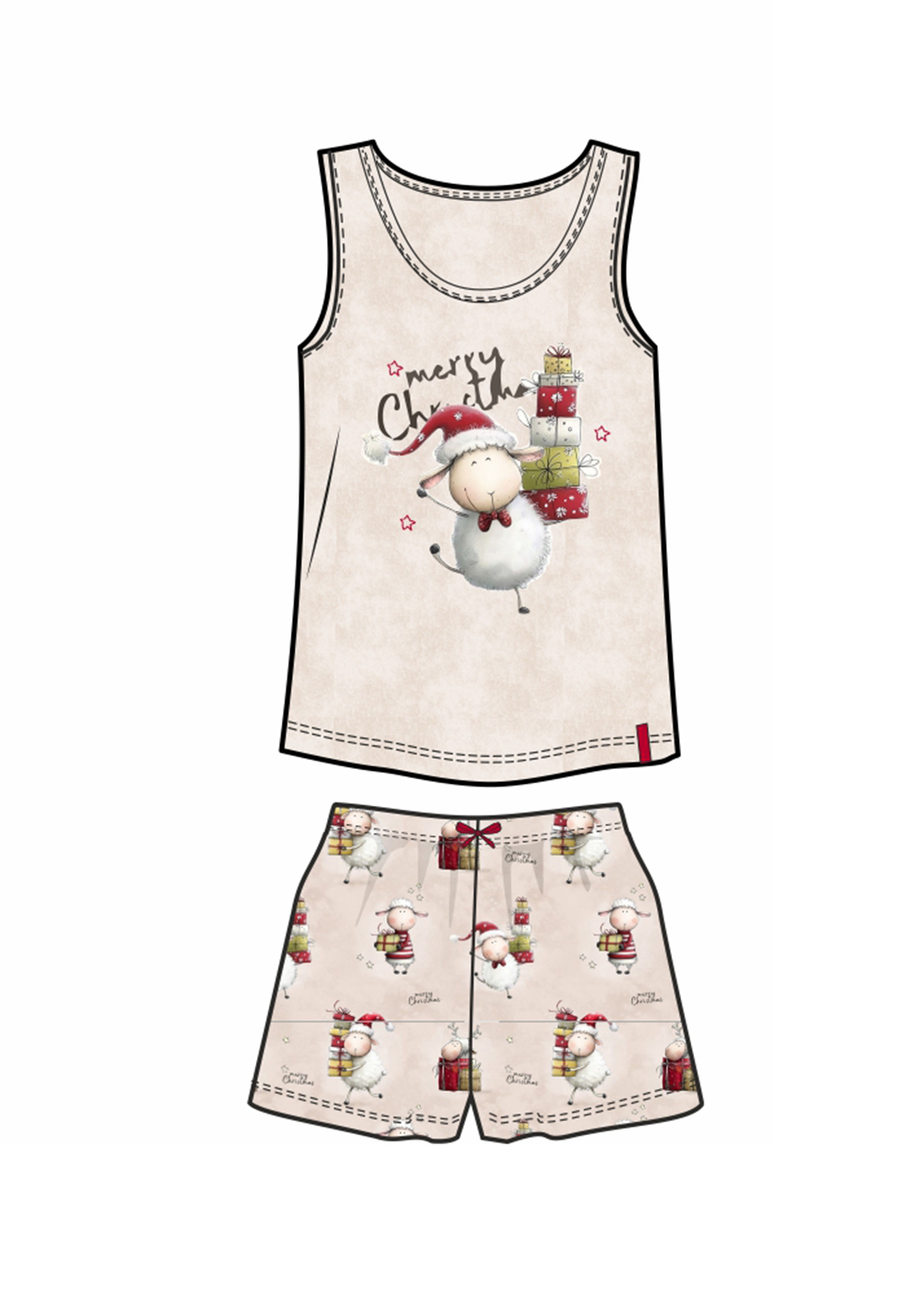 Пижама жен   (АРТ. LSET16-1271)