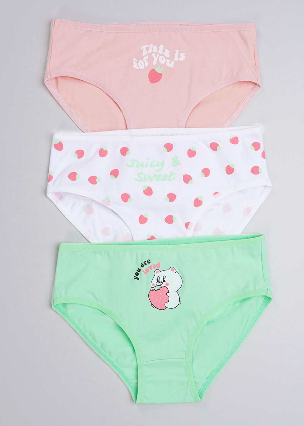 Трусы дев (упак-3 шт) (АРТ. GC5586)