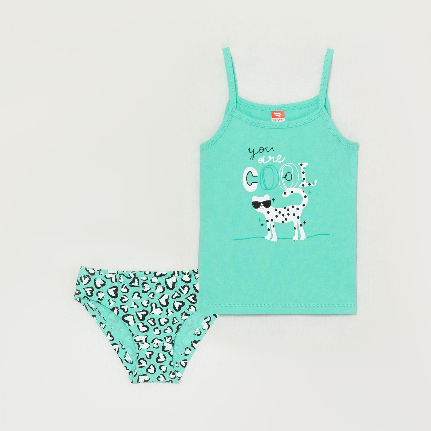 Комплект дев (майка, трусы) (АРТ. CSKG 30011)