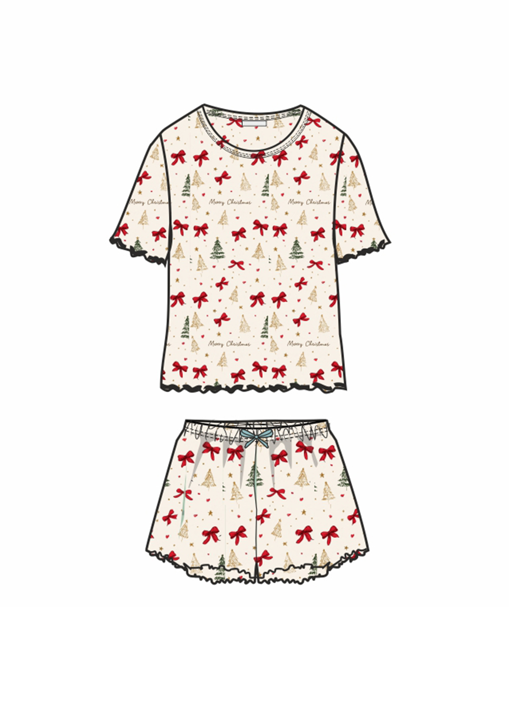 Пижама жен  (АРТ. LP16-1265/1)