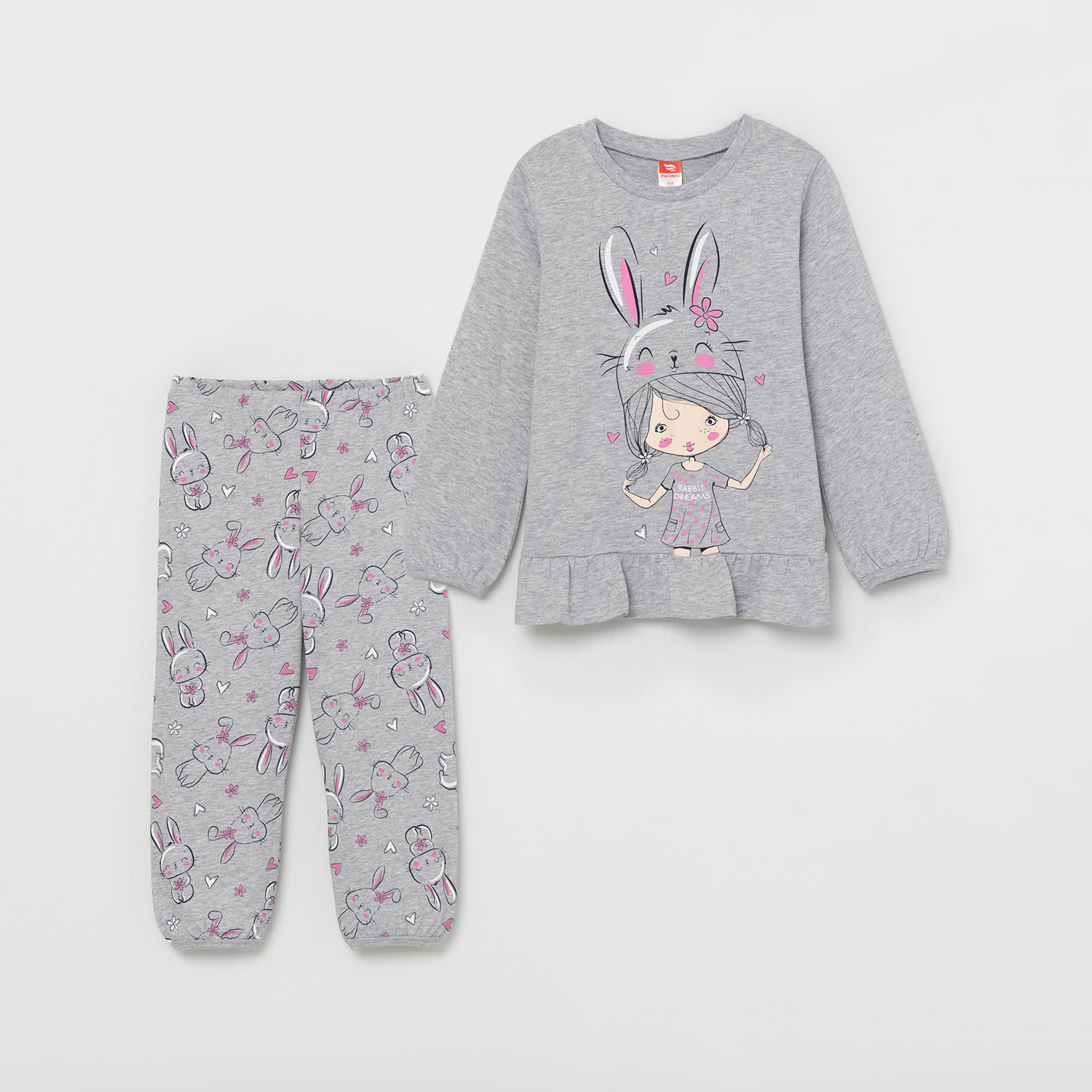 Комплект дев (джемпер, брюки) (АРТ. CSKG 50036)