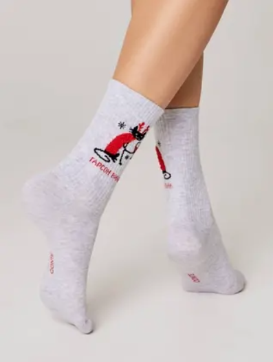 Носки жен. хлопковыеNEW YEAR (АРТ. 23С-47СП)