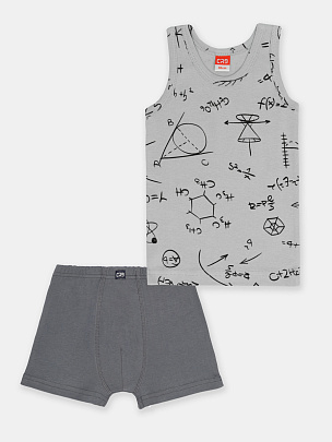 Комплект мал (майка, трусы-боксеры) (АРТ. CSKB 30037)