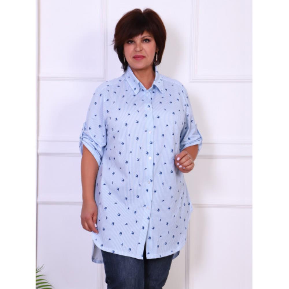 Рубашка жен (АРТ. Леди полоска)