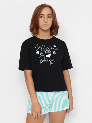 Комплект жен (футболка, шорты) (АРТ. CWXW 50029)