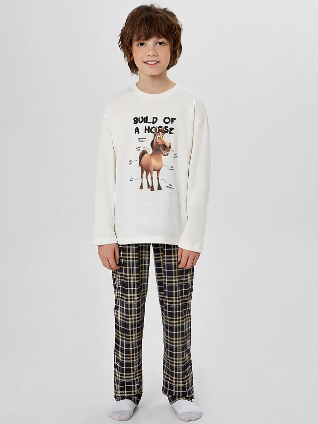 Комплект мал (лонгслив, брюки) (АРТ. 563334)