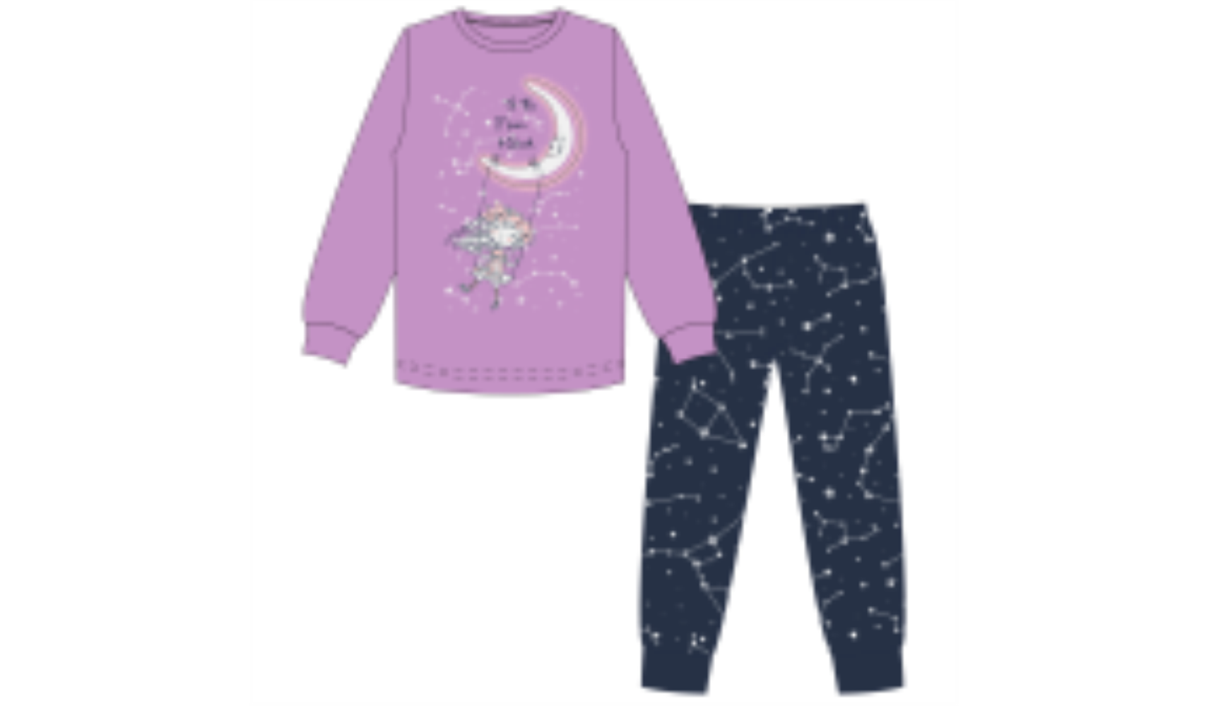 Комплект дев (джемпер, брюки) (АРТ. CSKG 50087)