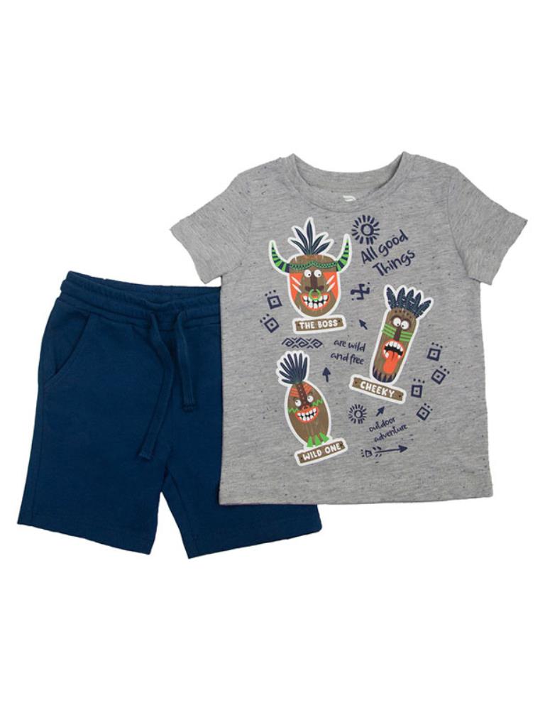 Комплект мал Cherubino (футболка, шорты) (АРТ. CSKB 90101)