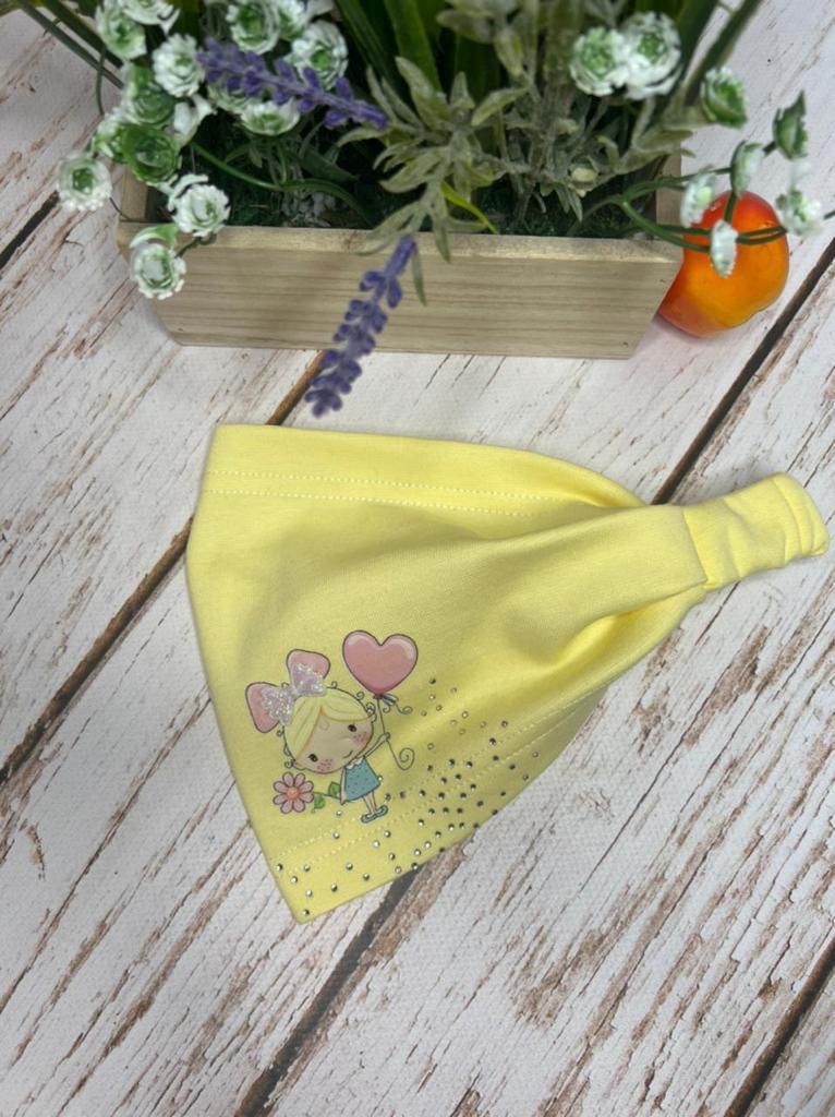 Повязка на резинке Пупсик-стразы (АРТ. 22-327ТП)