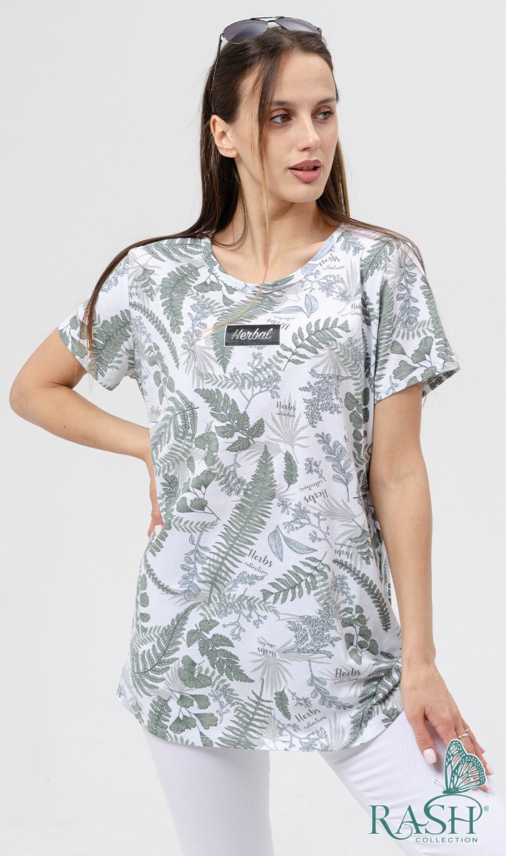 Футболка-туника жен (АРТ. Herbal)