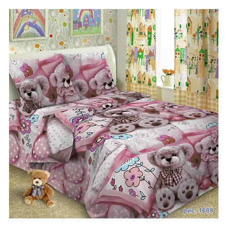 КПБ 1,5-х сп поплин (АРТ. Д-028)