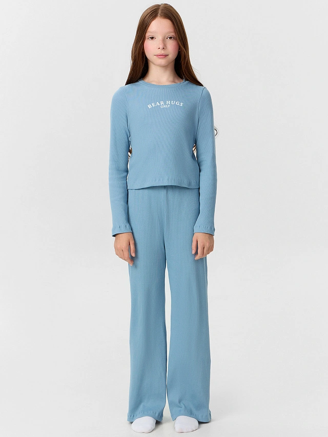 Комплект для дев (лонгслив, брюки) (АРТ. 567757)