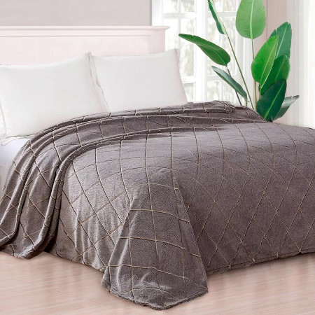 Покрывало 2.0  флис набивной  (АРТ. ФН-057)