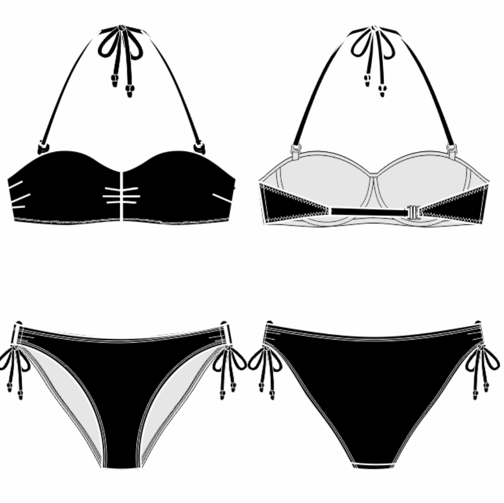 Купальный костюм жен (АРТ. 702245)