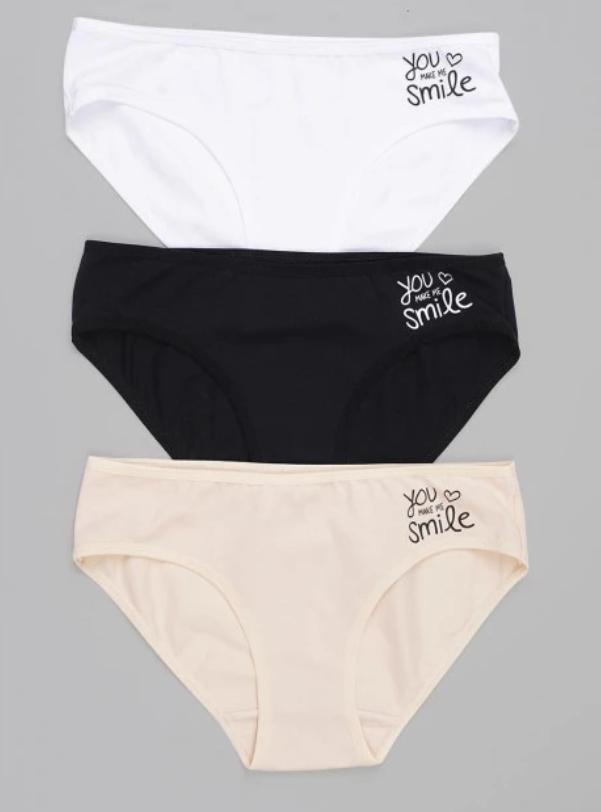 Трусы дев (упак-3 шт) (АРТ. GC5607)