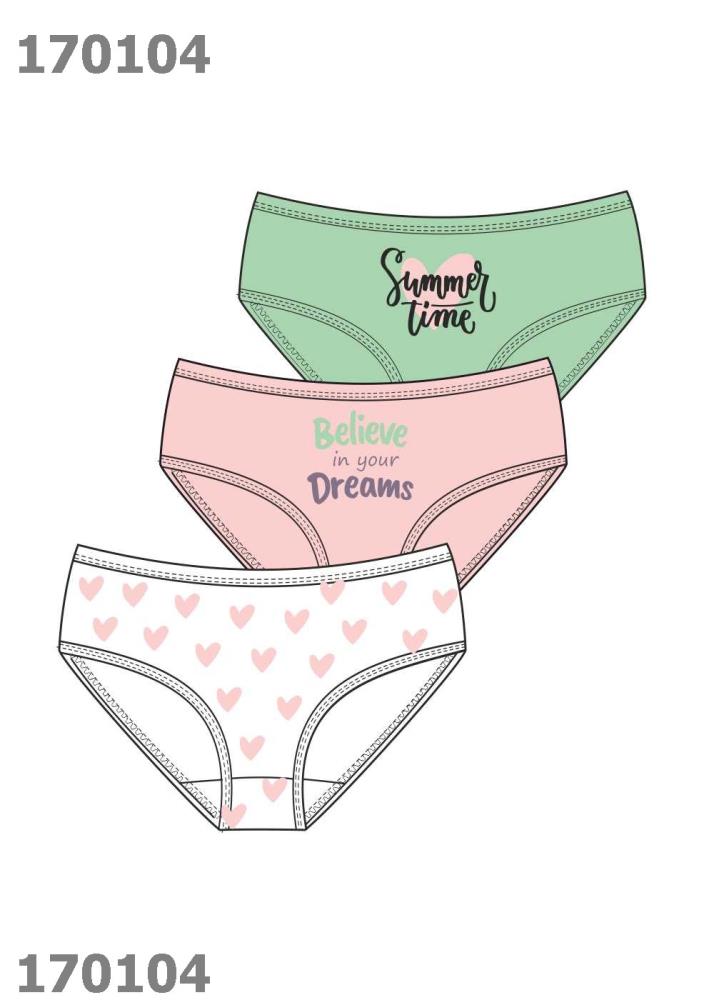 Трусы дев (упак-3 шт) (АРТ. GC5586)