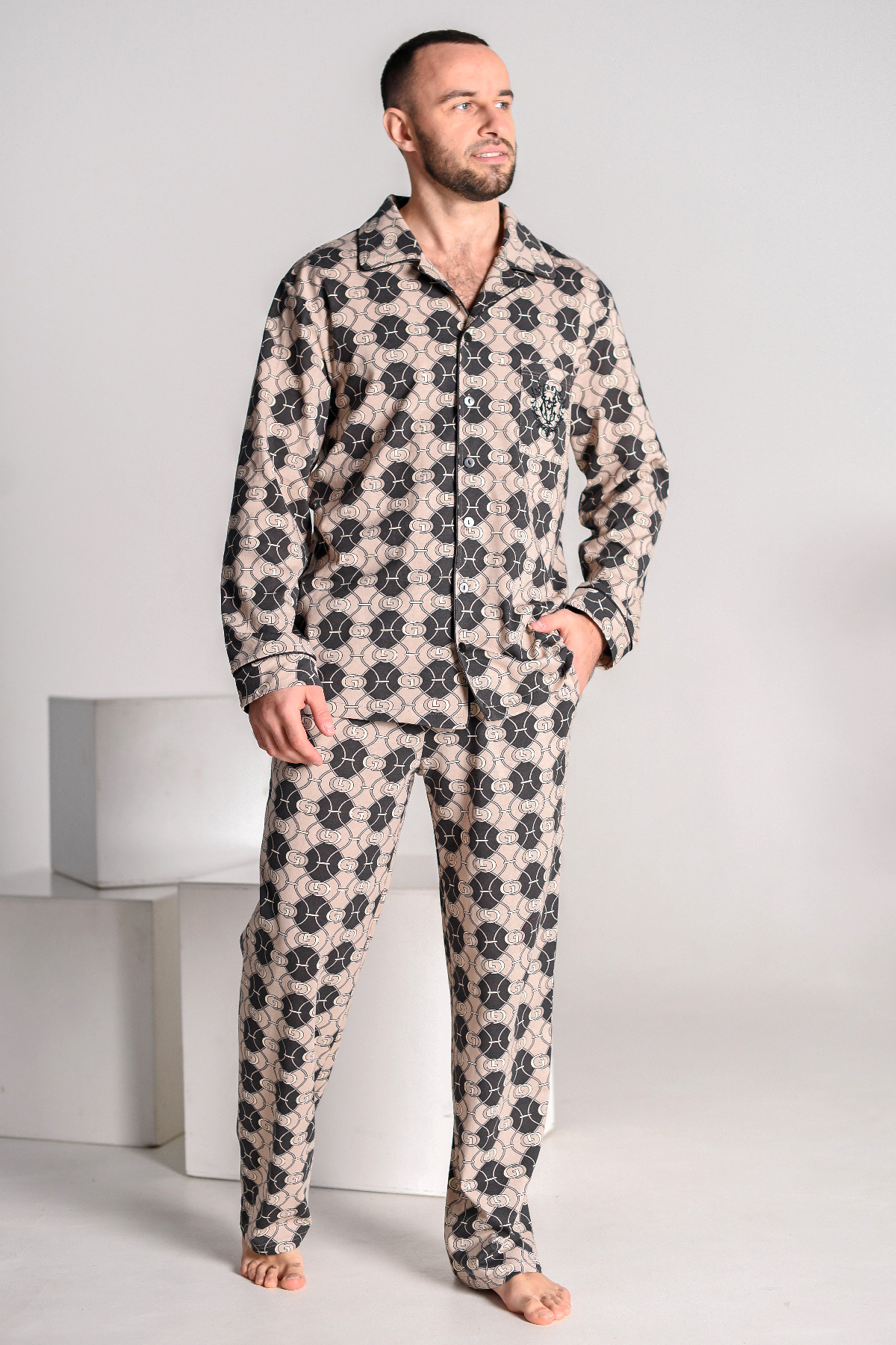 Пижама муж "Норманн" Оптима трикотаж (АРТ. 1348-К)