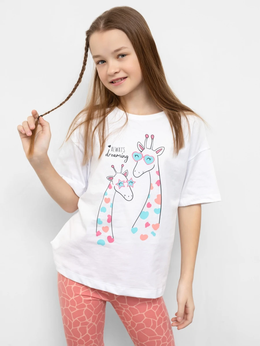 Комплект дев (футболка, шорты) (АРТ. 197727)