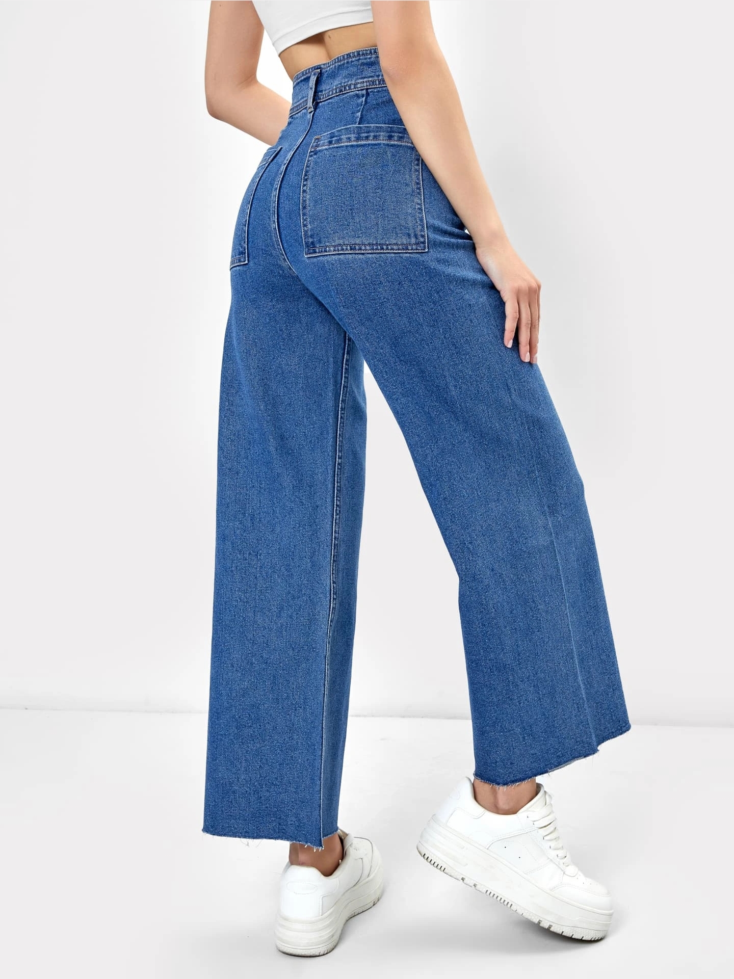 Брюки джинсовые жен (АРТ. 2023-DTW905)