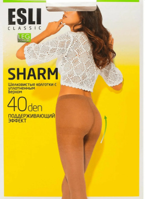 Колготки жен. ESLI SHARM 40 (АРТ. 16С-40СПЕ)