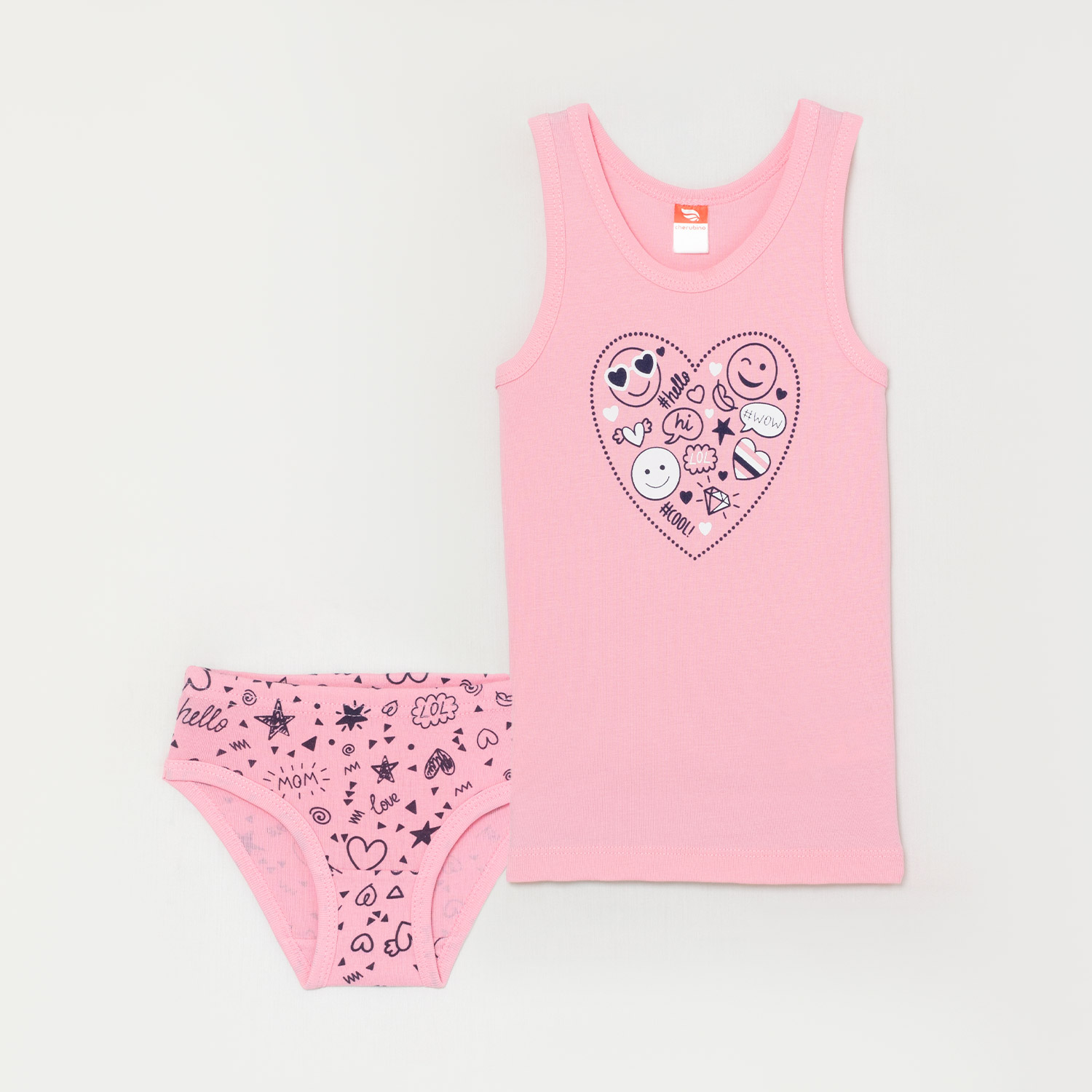 Комплект для девочки (майка, трусы) (АРТ. CSKG 30010)