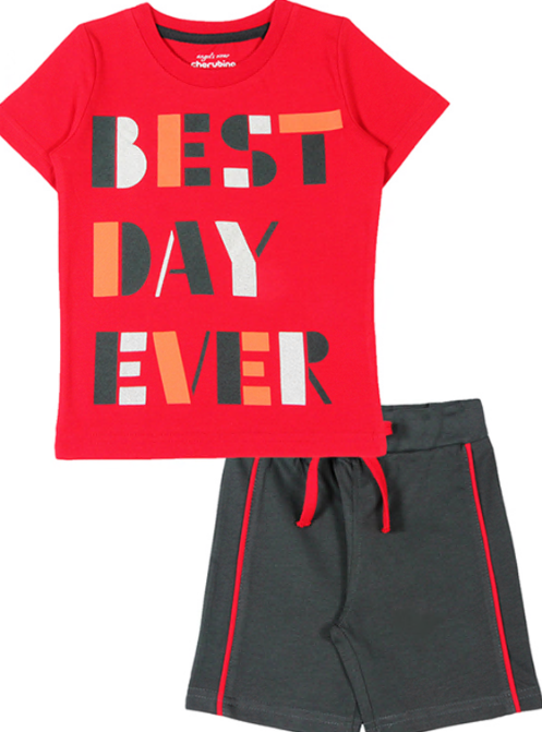 Комплект мал (футболка, шорты) (АРТ. CAK 9821)