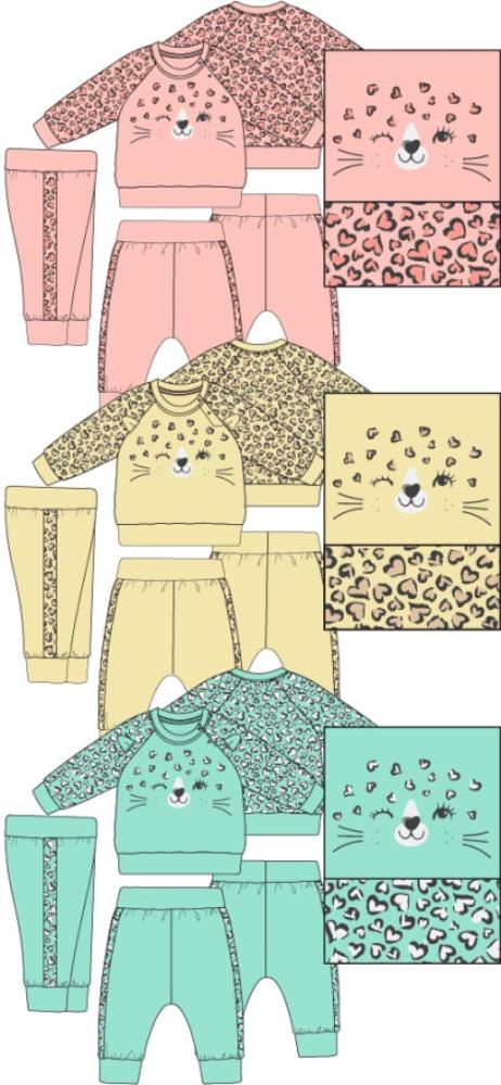 Комплект дев (джемпер, брюки) (АРТ. CWNG 90062)