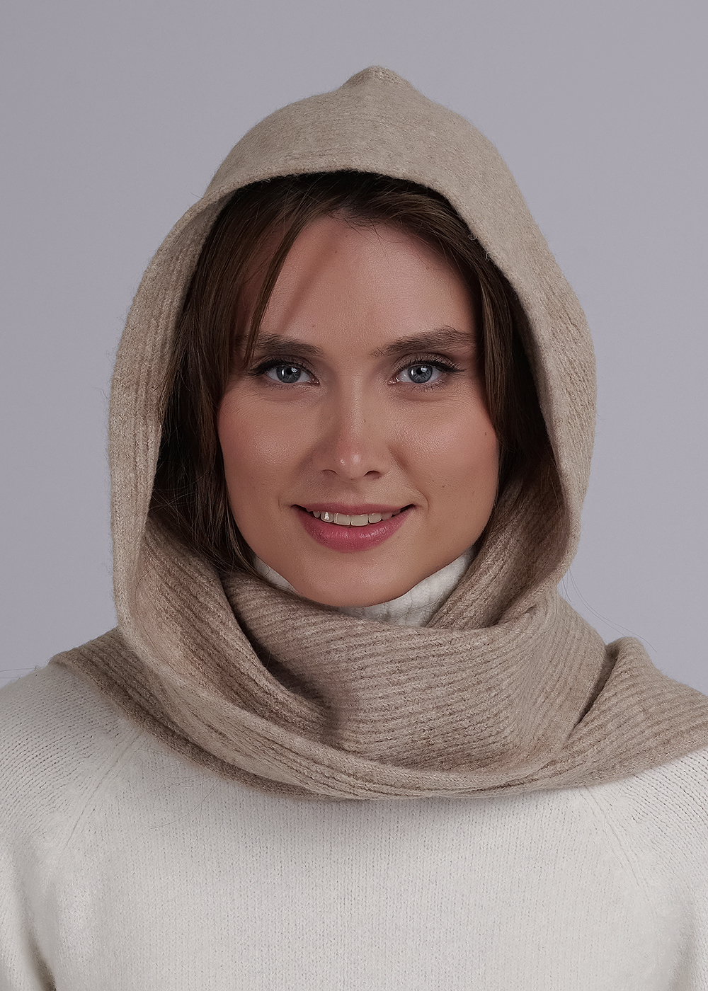 Шапка жен "Капор Clever"  (АРТ. 444222ап)