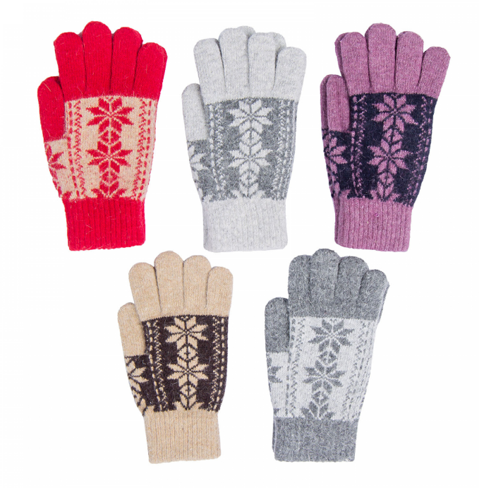 Перчатки жен трикотажные (АРТ. S1929-L)