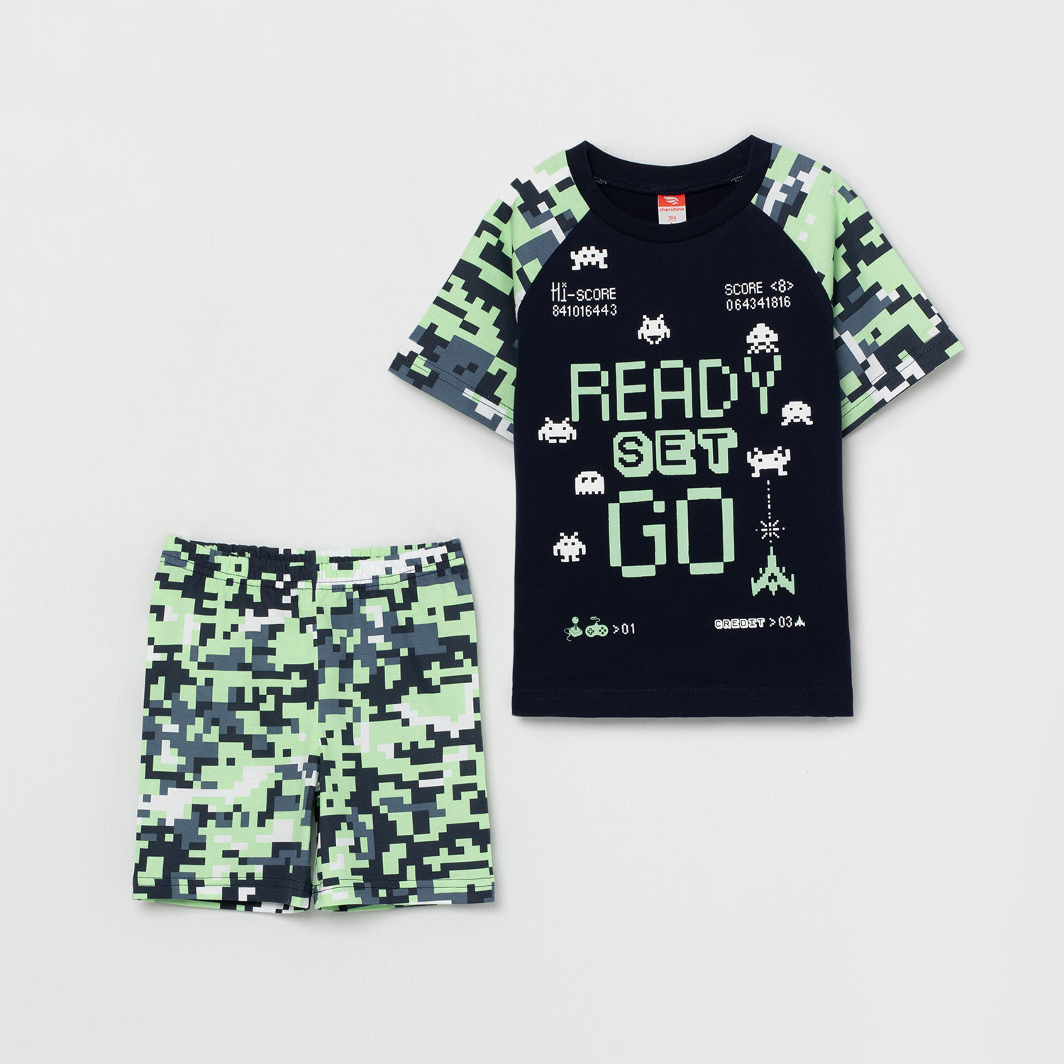 Комплект для мальчика (футболка, шорты) (АРТ. CSKB 50017)