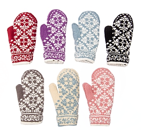 Варежки жен трикотажные (АРТ. M587-L)