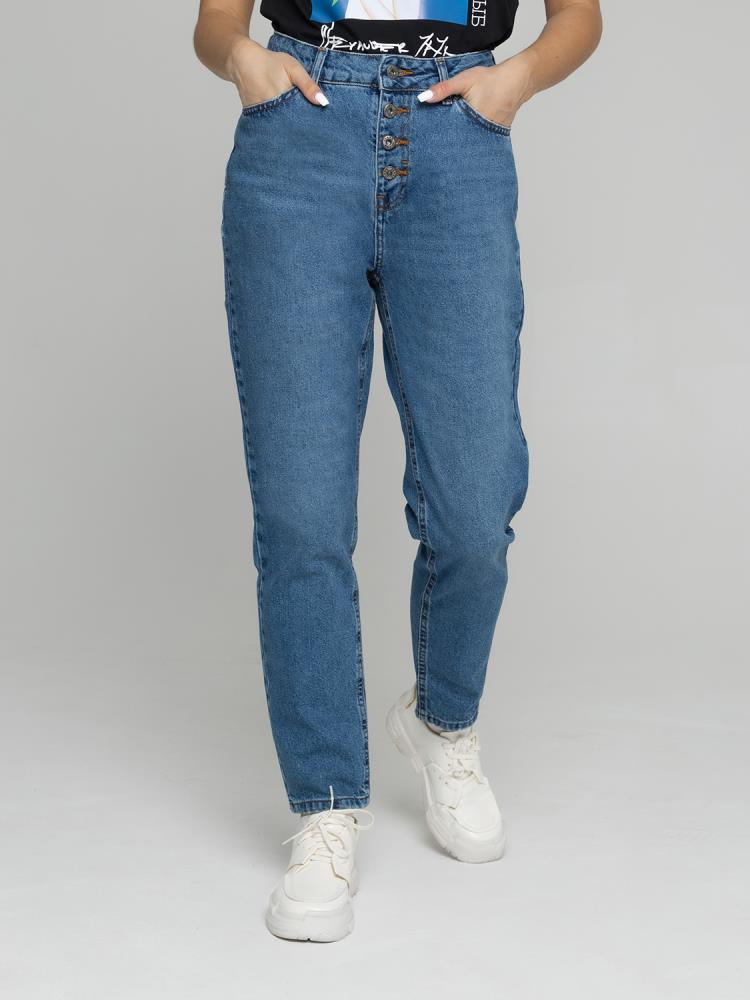 Брюки джинсовые жен Mom (АРТ. RON001501150201)