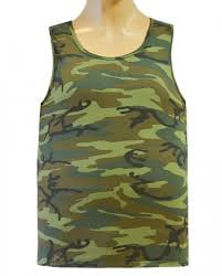 Майка мужская камуфляж/тельняшка /уп-5шт/уп-30шт/бр-200шт (АРТ. Майка муж камуф/тельняшка)