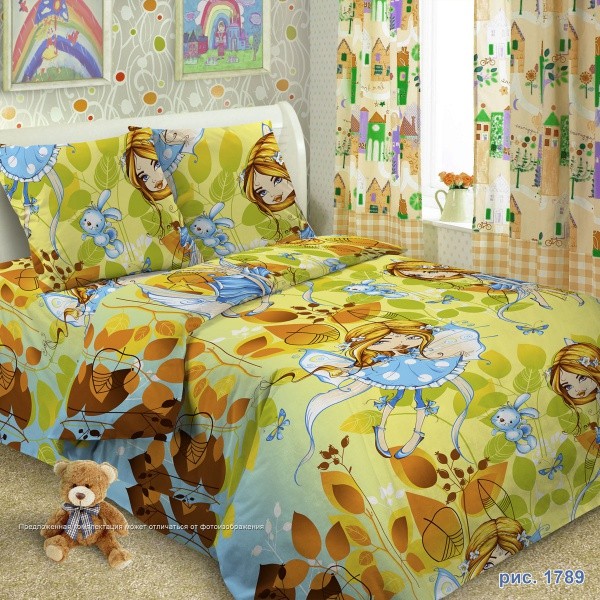 КПБ 1,5 поплин (Ив) (АРТ. Д-030)