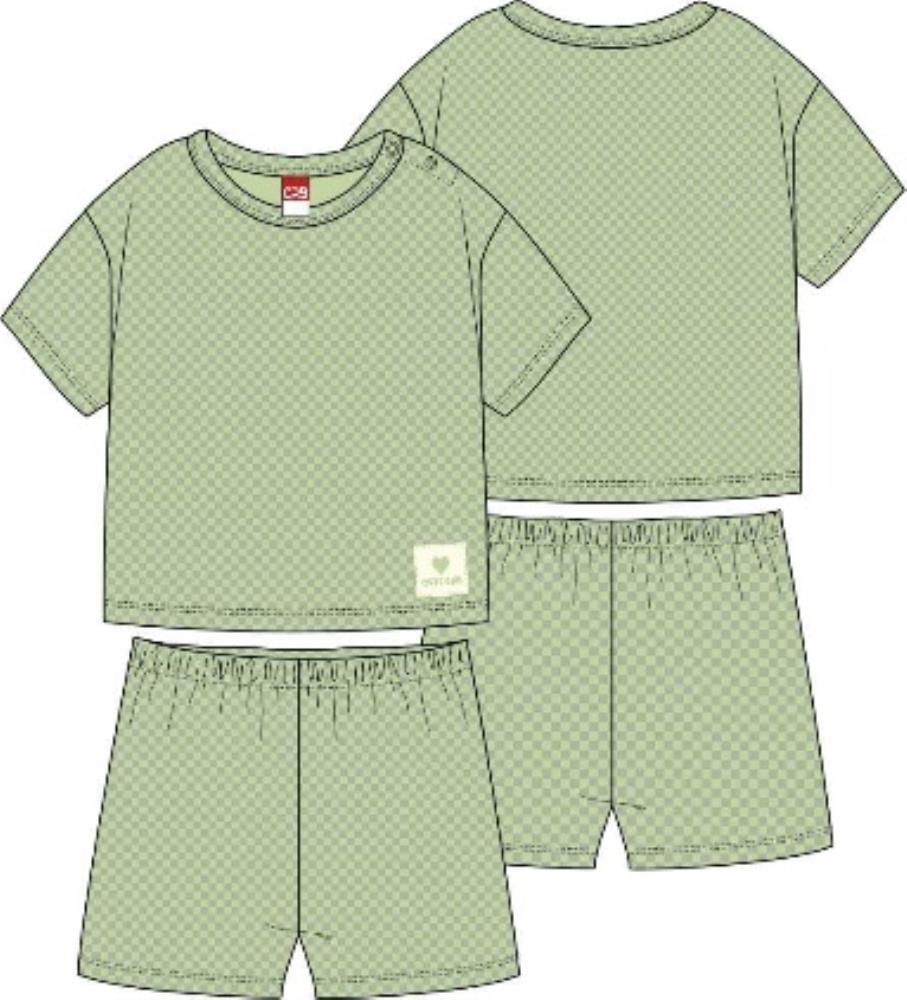 Комплект дев (футболка, шорты) CRB (АРТ. CSBG 90253)