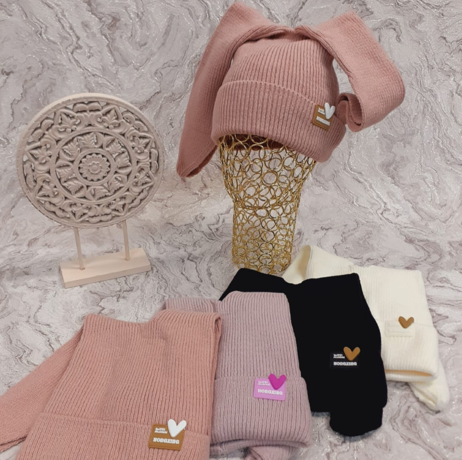 Шапка Зайка (АРТ. ЗШД24-098)