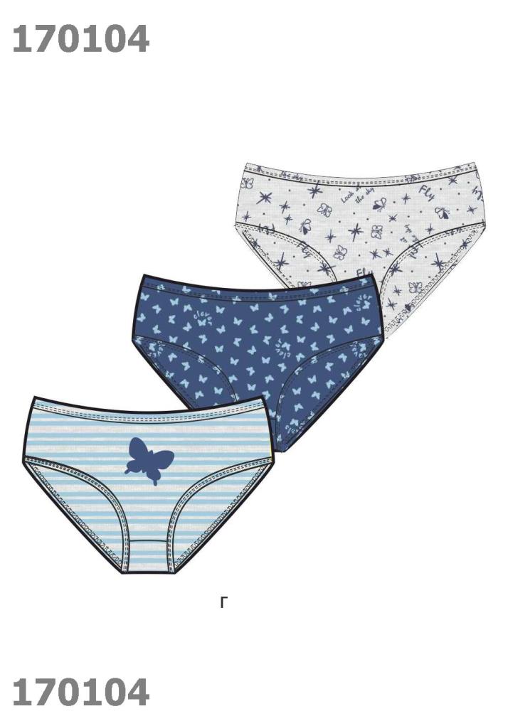 Трусы дев (упак-3 шт) (АРТ. GC5590)