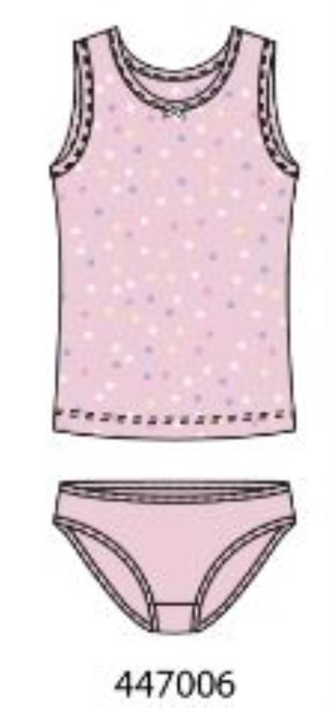 Комплект дев (майка, трусы) (АРТ. 447006)