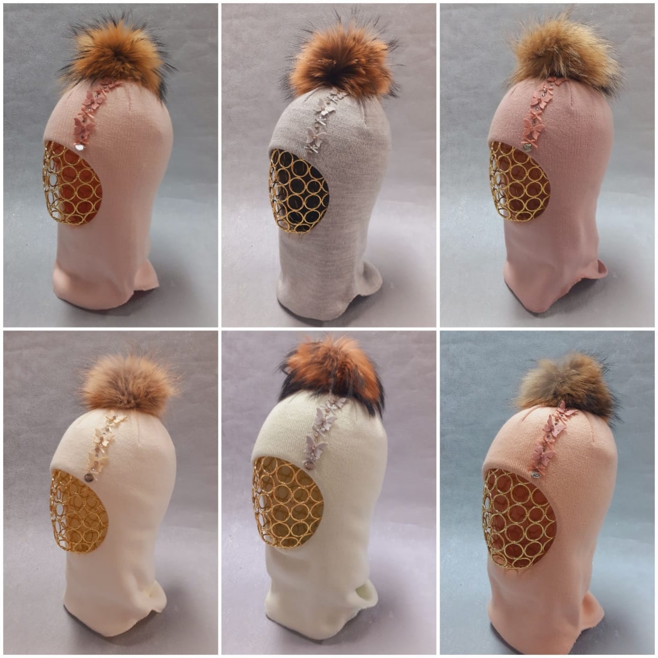 Шлем зимний-енот Кама (АРТ. D484/енот)