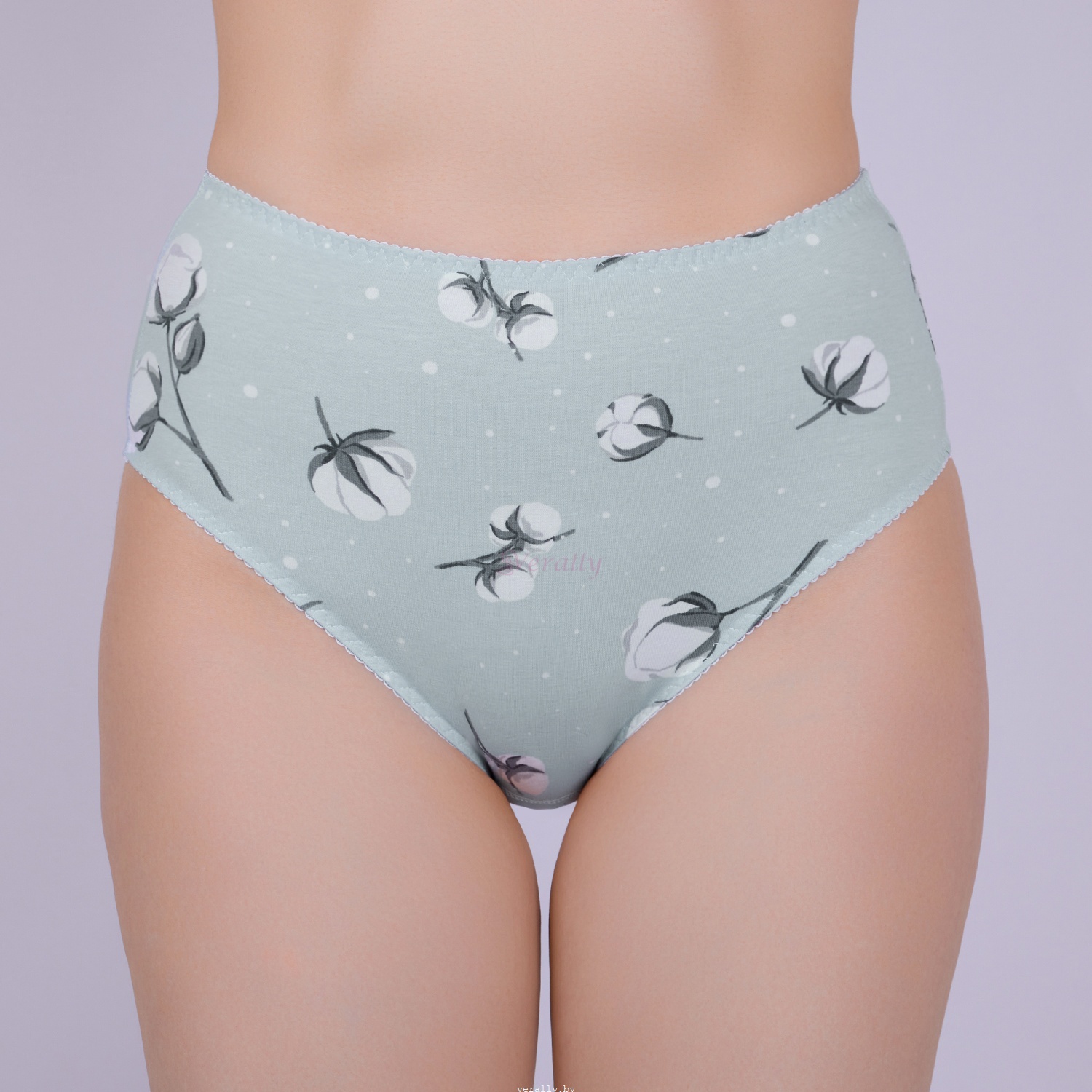 Трусы жен (АРТ. 1199-1 цветок хлопка)