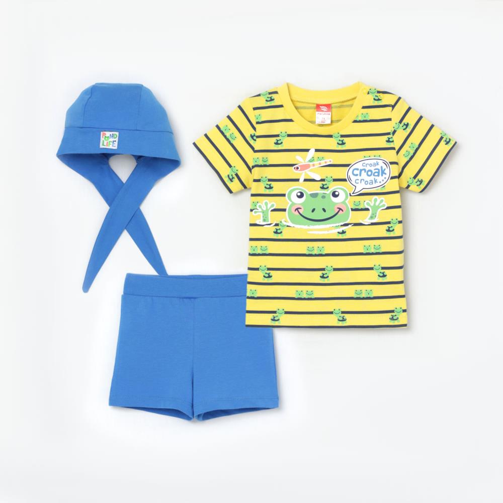 Комплект яс (футболка, шорты, шапочка) Cherubino (АРТ. CSNB 90027)