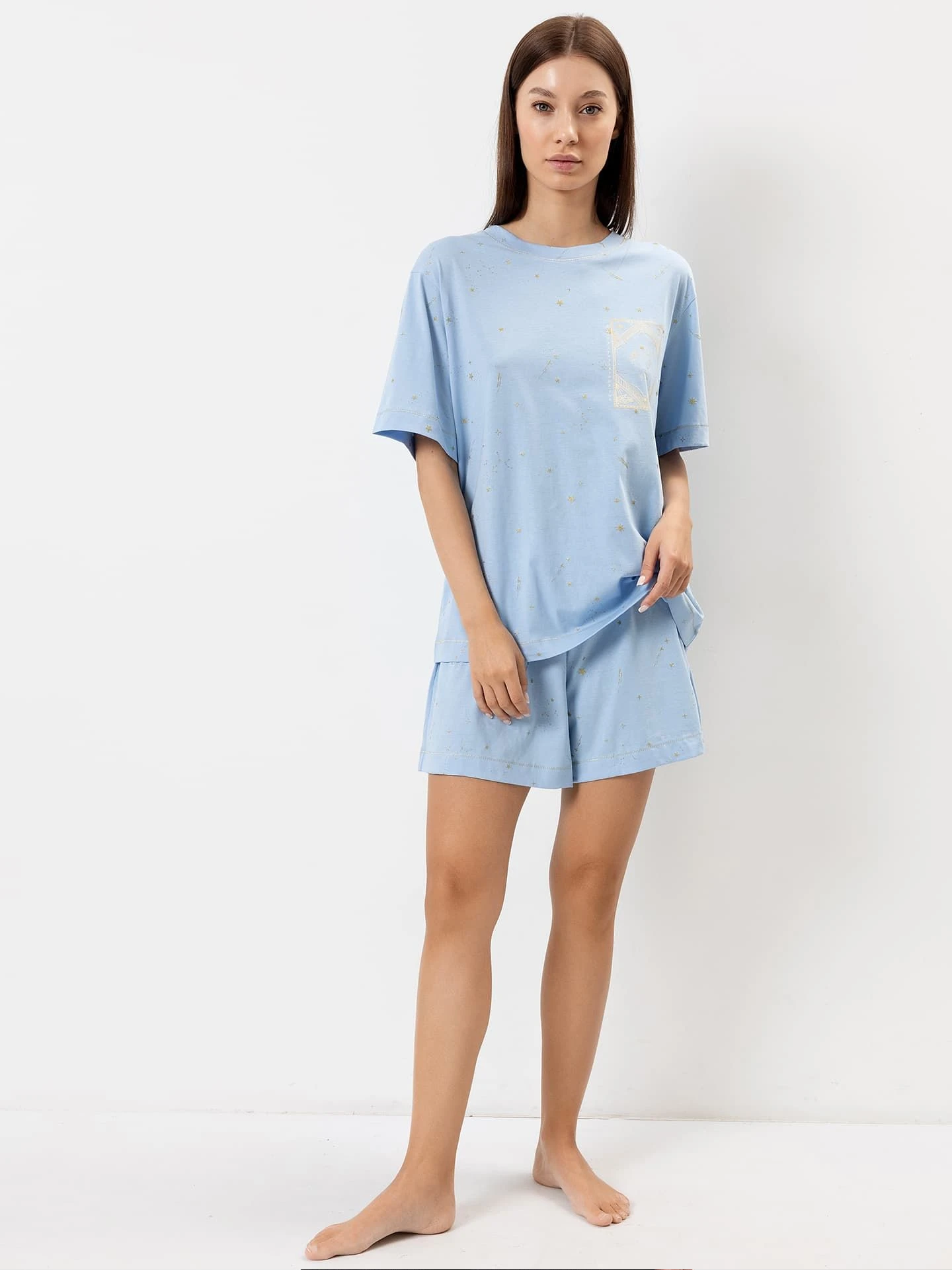 Комплект жен(футболка+шорты) (АРТ. 592389-2)